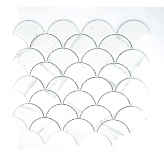 Emser Tile Elegan Calacata 11 x 12 Porcelain Decorative Accent Tile Perigold